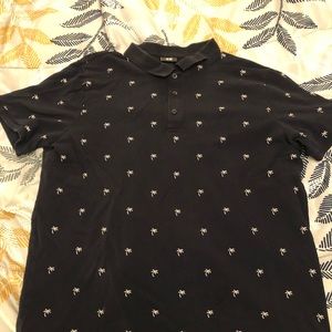 H&M polo shirt with palm trees